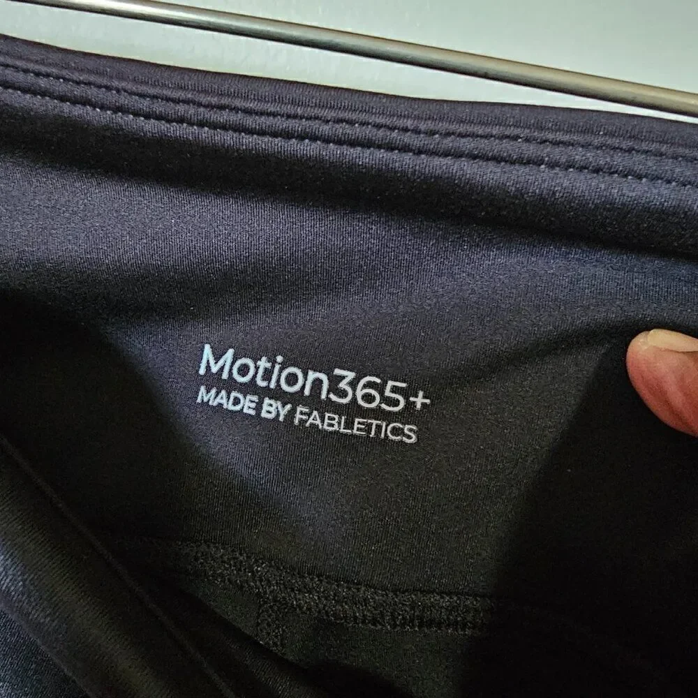 EUC LIKE NEW FABLETICS MOTION 365+ BY FABLETICS BLACK SOFT LEGGINGS SIZE MEDIUM
